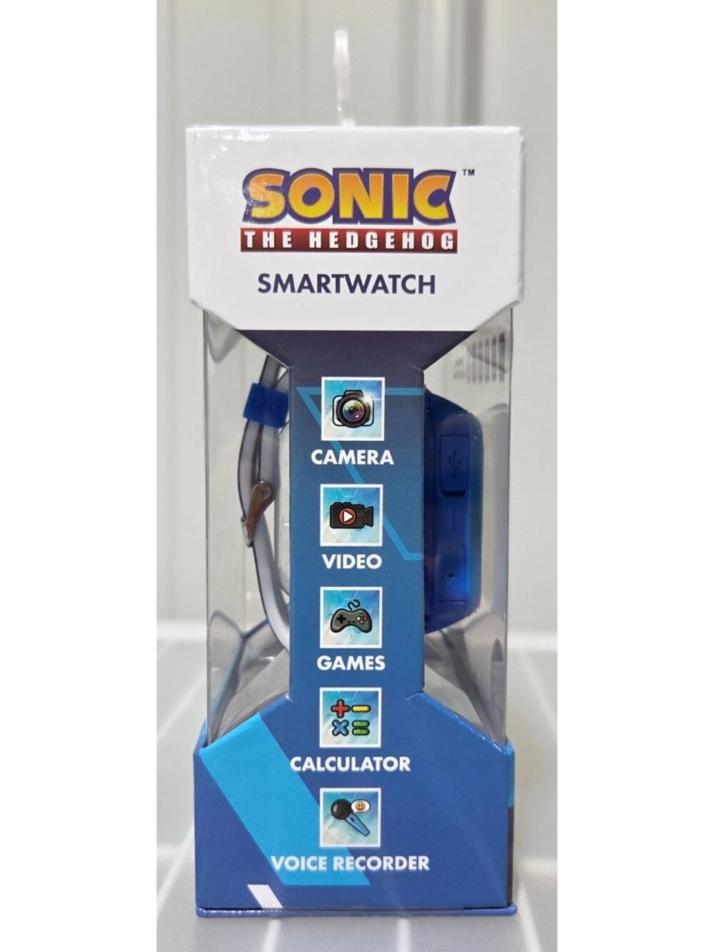 Sonic the Hedgehog Touchscreen Kids' Smart Watch w/ Silicone Strap & 6 Games - Picture 6 of 9